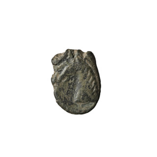 Bronze coin, Mithridates IV (King of the Parthians; 129–140 AD); obverse: head of Mithridates IV