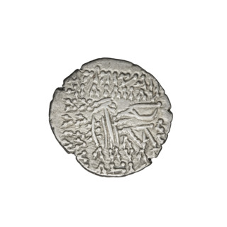 Drachma, Vologases III (105–147). Obverse: head of Vologases III in tiara, king facing left.