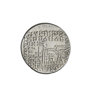 Drachma, Vologases III (105–147). Obverse: head of Vologases III in tiara, king turned to the left.