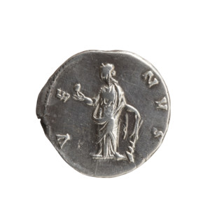 Denarius of Faustina the Younger (ca. 130–176; Roman empress 161–176; Augusta), ca. 147–161.