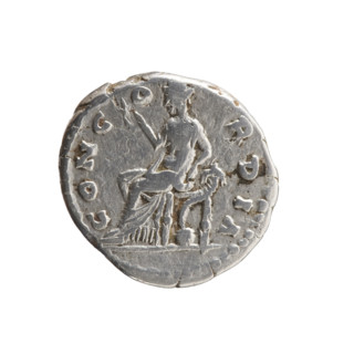 Denarius, Faustina the Younger (ca. 130–176; Roman empress 161–176), Augusta, ca. 147–161. Obverse: