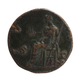 Draped bust of Faustina II facing right, inscription 'FAVSTINA AVG - VSTA AVG PII F' around;