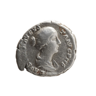 Denarius, Faustina the Younger (ca. 130–176; Roman empress 161–176) (Augusta), personifications;
