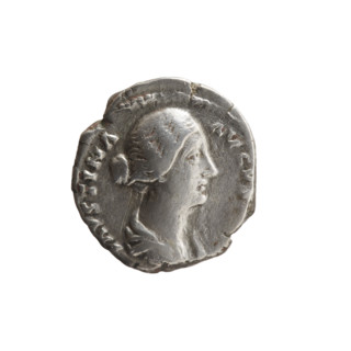 denarius, Faustina the Younger (ca. 130–176; Roman empress 161–176) (Augusta 147–161); subject: