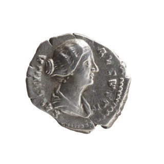 Denarius, Faustina the Younger (ca. 130–176; Roman empress 161–176; Augusta), Roman deities;