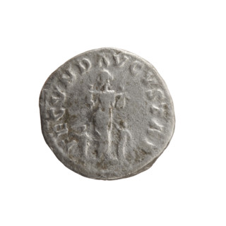 Denarius of Faustina the Younger (ca. 130–176), Roman empress 161–176; issuer Marcus Aurelius