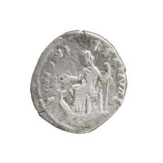 Denarius, Faustina the Younger (ca. 130–176; Roman empress 161–176), Marcus Aurelius (121–180;