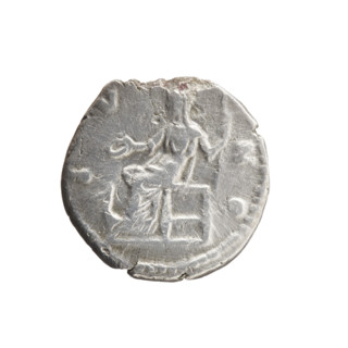 Denarius, Marcus Aurelius (121–180; Roman emperor 161–180), issuer; Faustina the Younger (c.