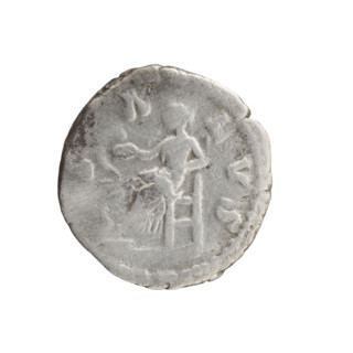 Denarius, Faustina the Younger (ca. 130–176; Roman empress 161–176), Marcus Aurelius (121–180;