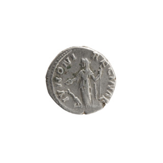 Denarius of Faustina the Younger (ca. 130–176), Roman empress 161–176; issuer: Marcus Aurelius