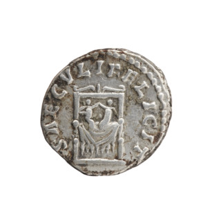 Denarius of Faustina the Younger (ca. 130–176), Roman empress 161–176; Marcus Aurelius (issuer),