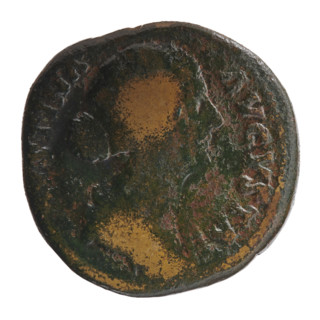Sestertius of Faustina the Younger (ca. 130–176; Roman empress 161–176), issuer Marcus Aurelius