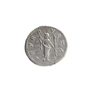 Denarius, Marcus Aurelius (121–180; Roman emperor 161–180), issuer; Faustina the Younger (ca.
