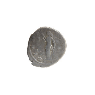 Denarius of Marcus Aurelius (121–180), Roman emperor 161–180; issuer. Obverse: Bust of Faustina the