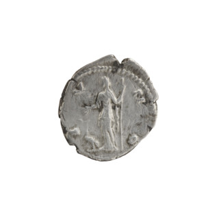 Denarius of Faustina the Younger (ca. 130–176), Roman empress (161–176); issuer Marcus Aurelius