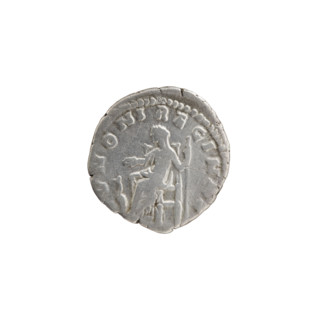 Denarius; issuer: Faustina the Younger (ca. 130–176; Roman empress 161–176) / Marcus Aurelius