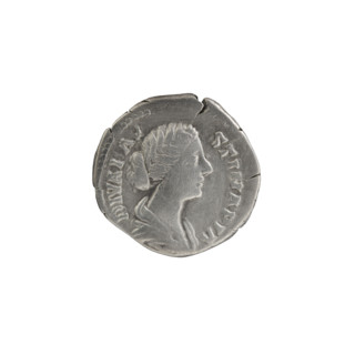 Denarius, Faustina the Younger (ca. 130–176; Roman empress 161–176) (posthumous); issuer: Marcus