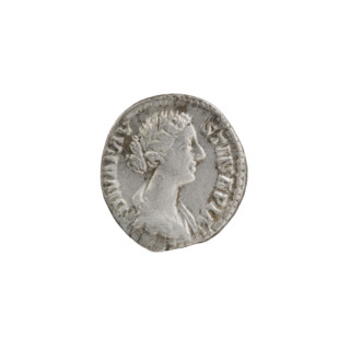 Denarius, Faustina the Younger (ca. 130–176; Roman empress 161–176) (posthumous issuing), Marcus