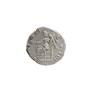 Denarius (hybrid) of Faustina the Younger (ca. 130–176; Roman empress 161–176) and Marcus Aurelius