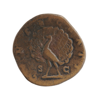 sestertius, Faustina the Younger (ca. 130–176; Roman empress 161–176) (posthumous), Marcus Aurelius