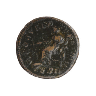Lucius Verus (130–169), Roman emperor (issuer). Obverse: Head of Lucius Verus bare, facing right,