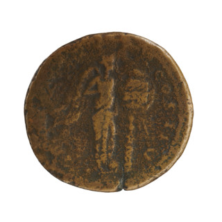 dupondius (forgery), Lucius Verus (130–169; Roman emperor 161–169), issuer: Lucius Verus; obverse: