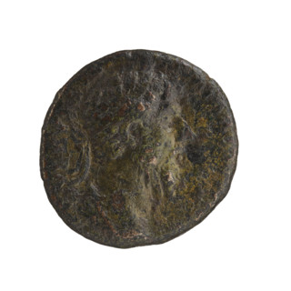 Lucius Verus (130–169; Roman emperor 161–169), issuer. Obverse: Head of Lucius Verus in laurel