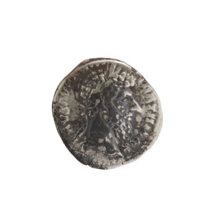 Denarius of Lucius Verus (130–169; Roman emperor 161–169), issuer: Lucius Verus. Obverse: Head of