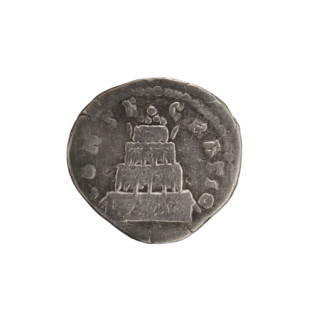 Denarius, Lucius Verus (130–169; Roman emperor 161–169), posthumous; Marcus Aurelius (121–180;