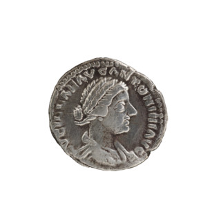 Denarius, Lucilla (149–182; Roman empress 164–169), issuer Lucius Verus (130–169; Roman emperor