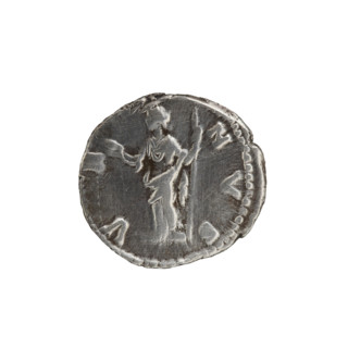Denarius of Lucilla (149–182), issued under Lucius Verus (130–169), Roman Empire, 164–169. Obverse: