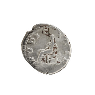 Denarius, Lucius Verus (130–169; Roman emperor 161–169) issuer; Lucilla (149–182; Roman empress
