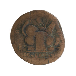 Sestertius of Commodus (reign 177–192 CE). Obverse: bust of Commodus with laurel wreath, drapery