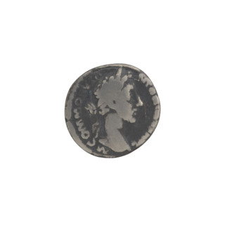 denarius, Commodus (161–192; Roman emperor 177–192) — obverse: head of Commodus in laurel wreath to