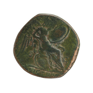 sestertius, Commodus (161–192; Roman emperor 177–192) (issuer); obverse: head of Commodus in a