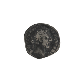 Denarius, Commodus (reigned 177–192). Obverse: Head of Commodus in laurel wreath facing right,