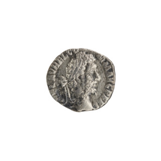 Denarius, Commodus (161–192; Roman emperor 177–192). Obverse: Head of Commodus in a laurel wreath