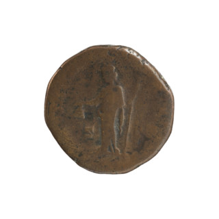 Dupondius, Marcus Aurelius (121–180; Roman emperor 161–180), issuer; Commodus (161–192; Roman
