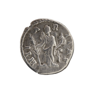 Denarius, Crispina (164–192?, Roman empress 178–192), Commodus (161–192, Roman emperor 177–192)