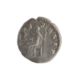 Denarius, Commodus (161–192), issuer; Crispina (164–192?), Roman empress. Obverse: Bust of Crispina
