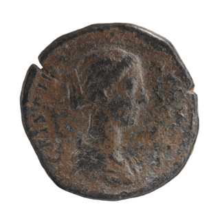 Sestertius, Crispina (164–192?; Roman empress 178–192), issuer Commodus (161–192; Roman emperor