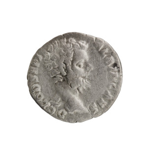 Denarius, portrait of Clodius Albinus (ca. 150–197) as Caesar; issuer: Septimius Severus (146–211,