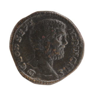 Sestertius, Clodius Albinus (ca. 150–197; Roman emperor 193–197), Caesar 193–195; Septimius Severus