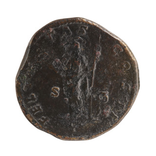 Sestertius, Clodius Albinus (ca. 150–197; Roman emperor 193–197), Caesar 193–195; Septimius Severus