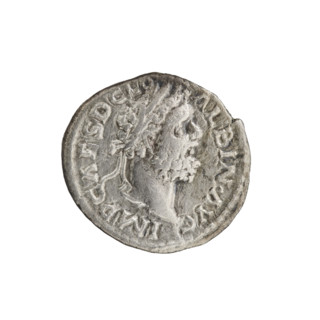 denarius, Clodius Albinus (ca. 150–197; Roman emperor 193–197), issuer: Clodius Albinus — obverse: