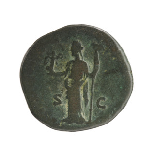 Sestertius; personifications; Septimius Severus (Roman Emperor, 146–211) — iconography: Victoria