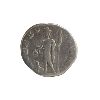 Denarius; Roman deities; Liber (mythology); animals; panthers; Septimius Severus (Roman emperor,