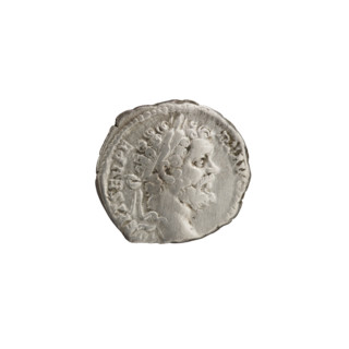 Denarius, Roman deities — Mars; Septimius Severus (Roman emperor, 146–211) — iconography. Obverse: