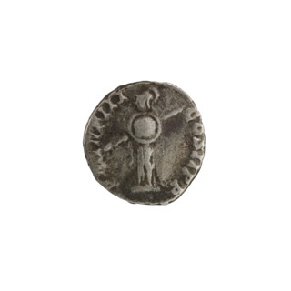Denarius; obverse: Head of Septimius Severus in a laurel wreath facing right, inscription 'SEV PERT