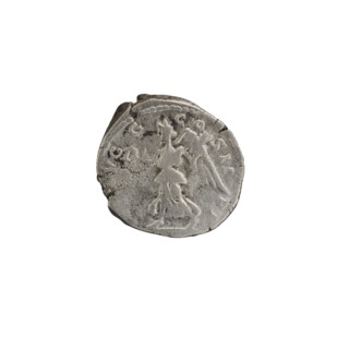 Denarius; obverse: head of Septimius Severus in laurel wreath facing right, legend LSEPT, AVGIMPX,